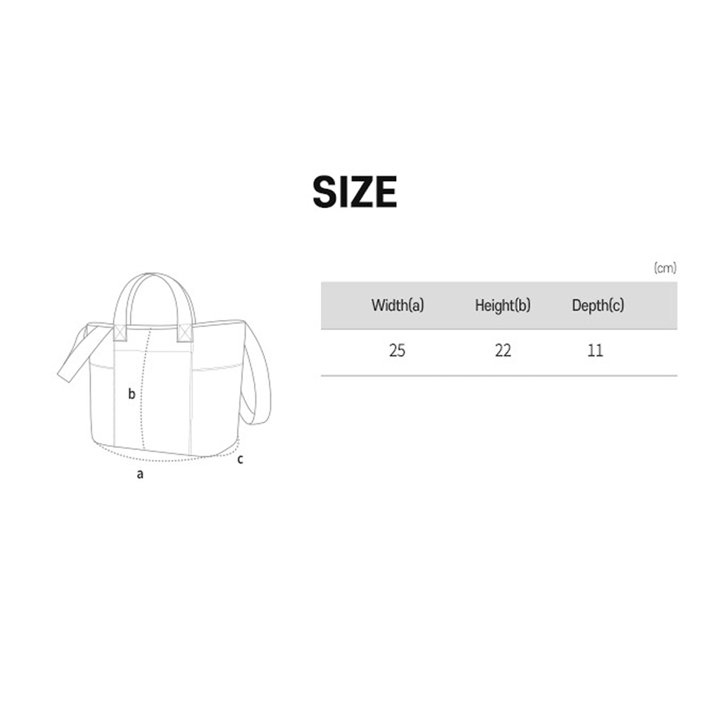 Kangol Canvas Tote Bag Picnic - Black