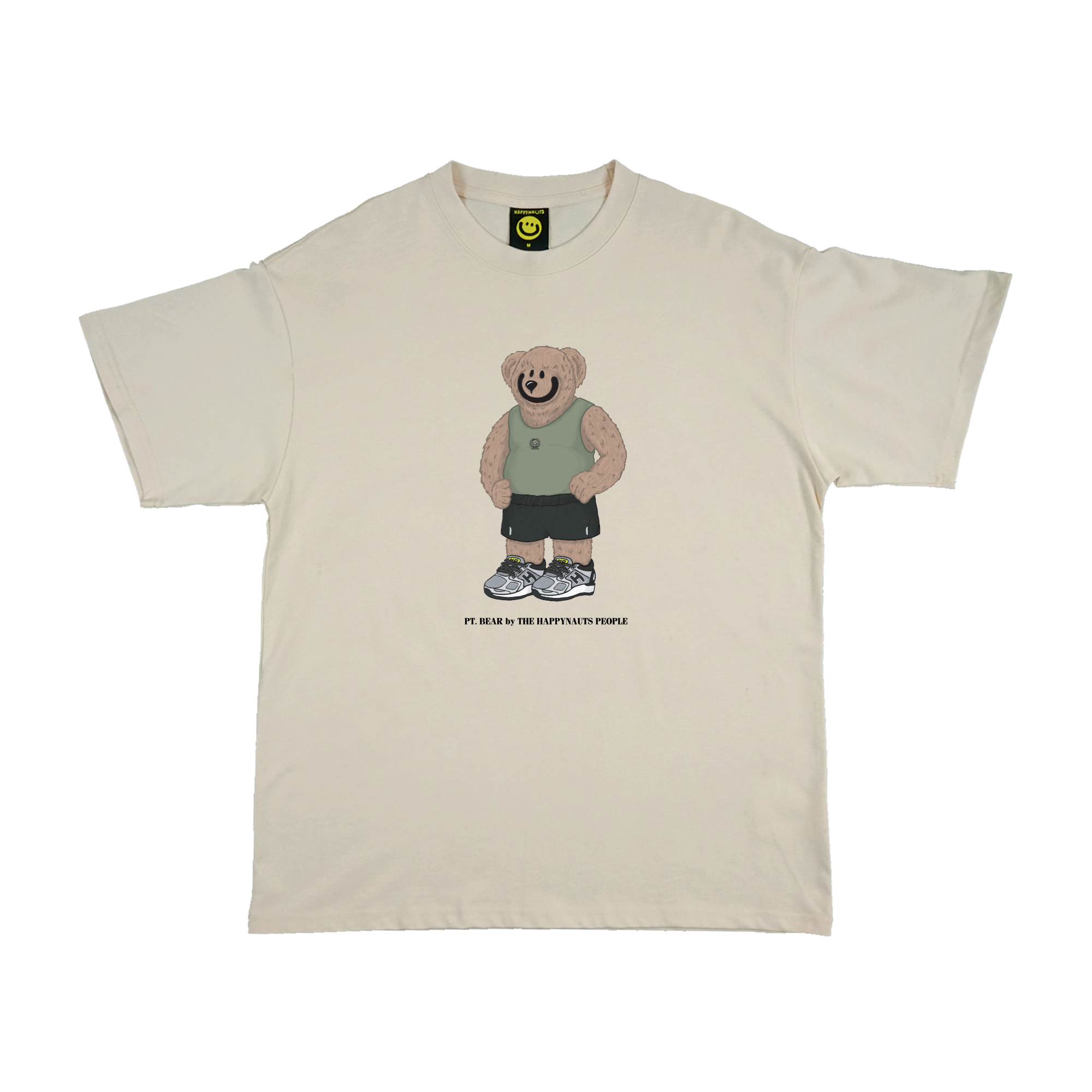 Happynauts PT Bear Tee - Beige
