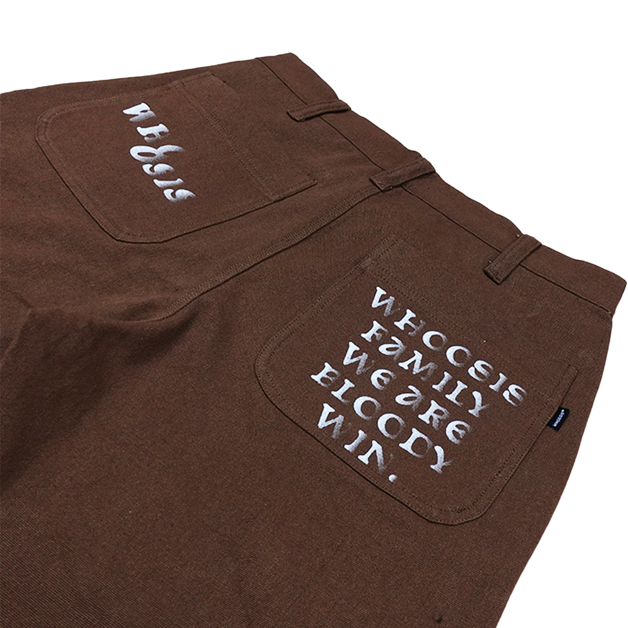 Whoosis Print Patch Pkt Cargo Pants
