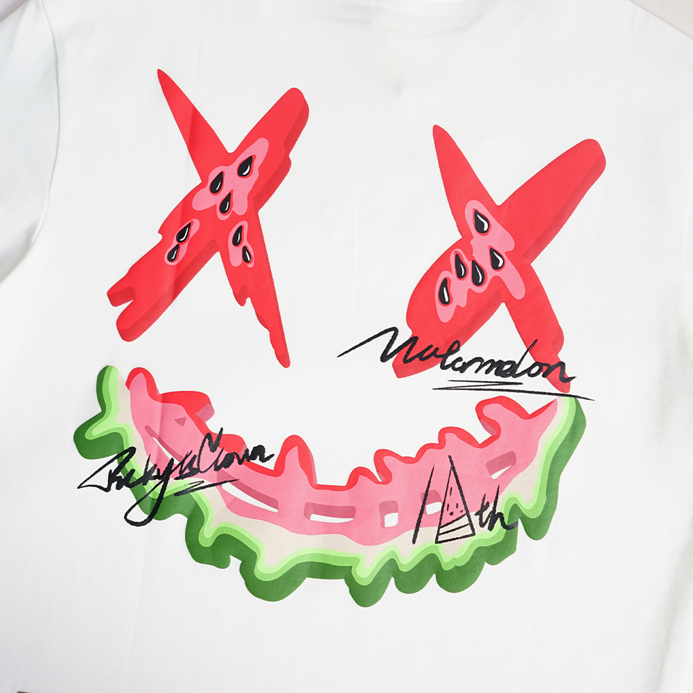 Ric Watermelon Tee - White