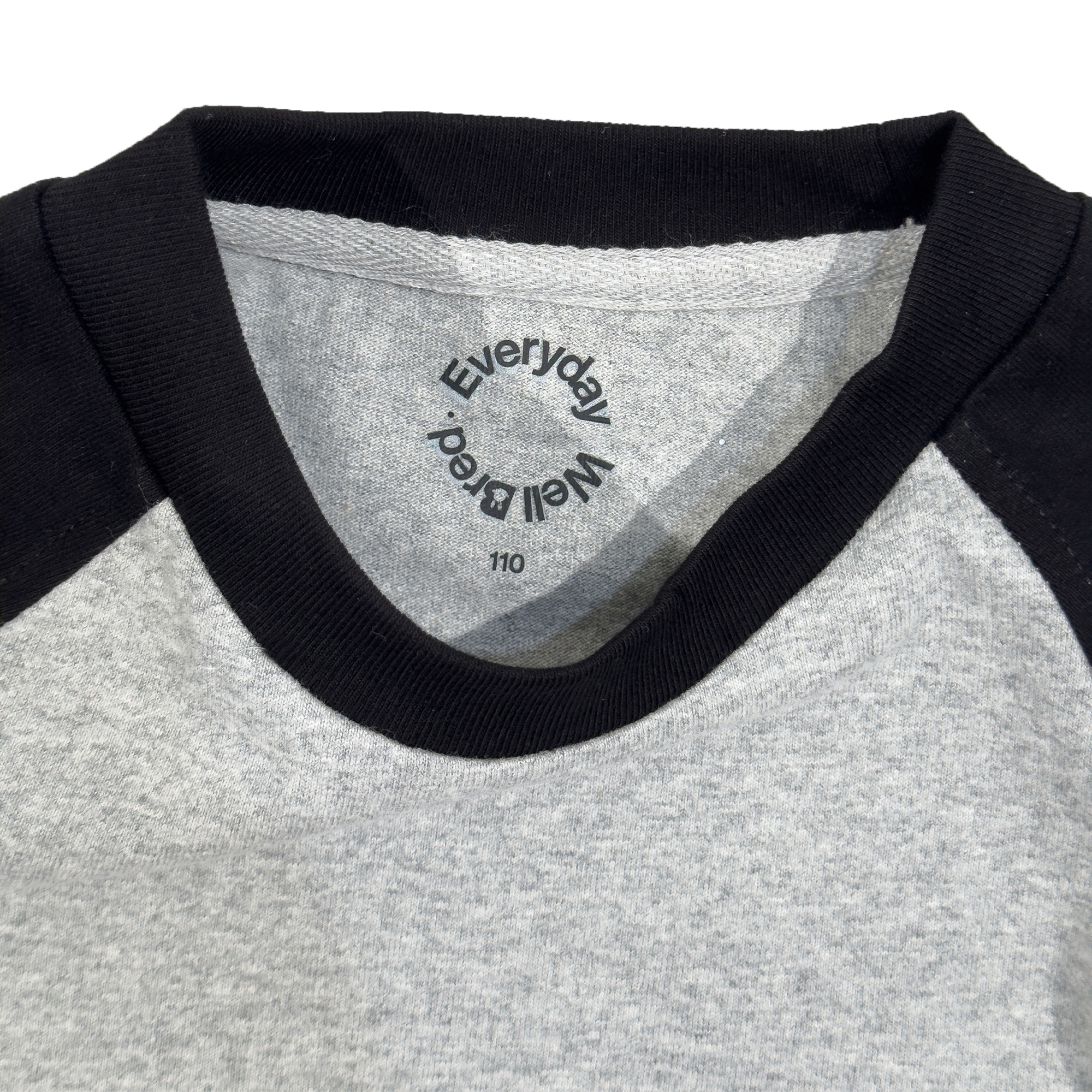 WB Everyday Kids Raglan Tee - Black-Grey