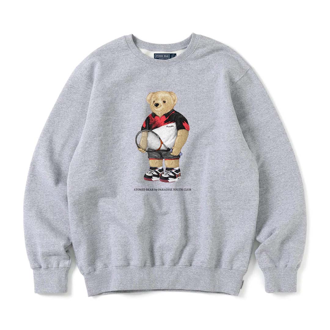 PYC Stoned Bear Tennis Player Sweatshirt