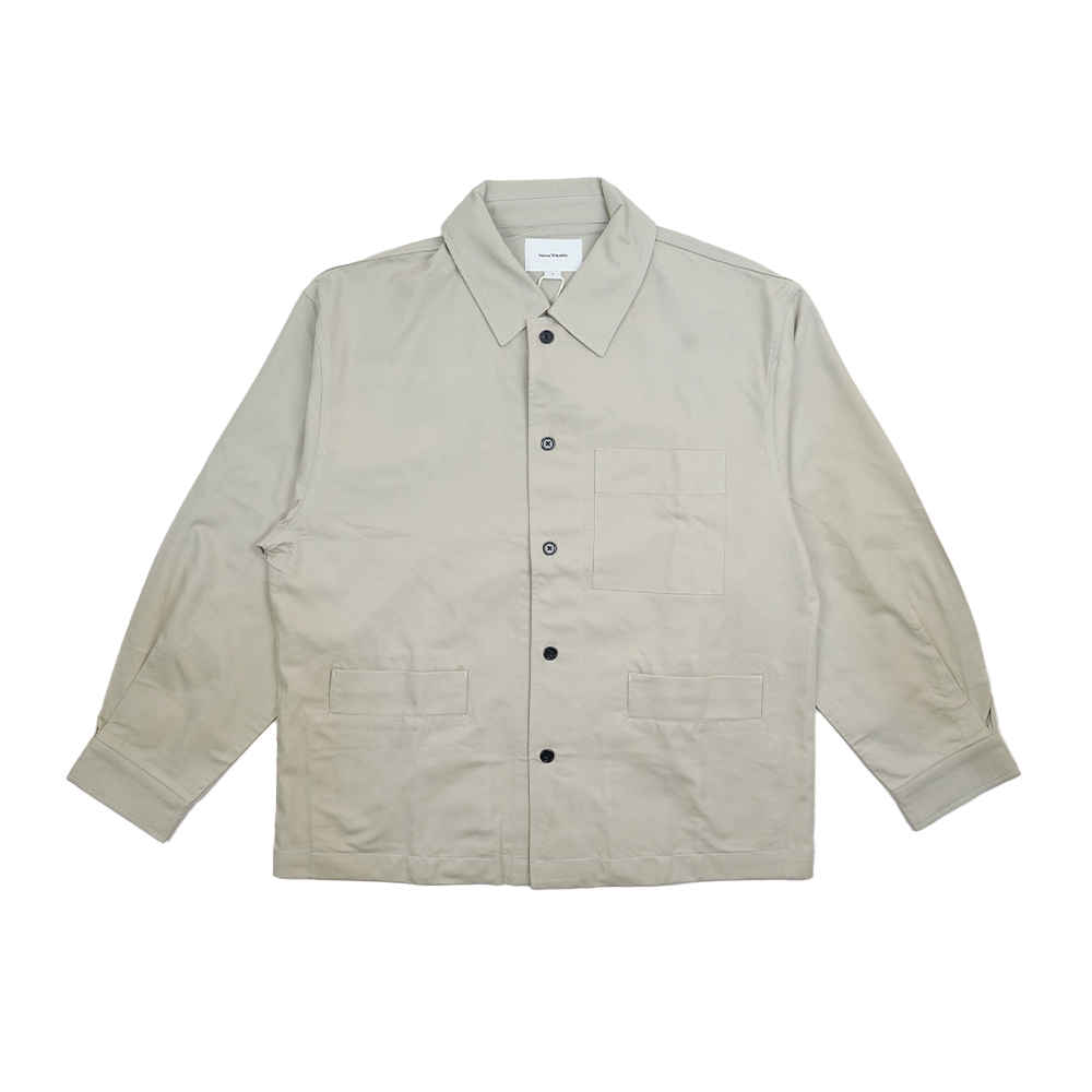 Vavues Basic Ls Pkt Shirt - Khaki