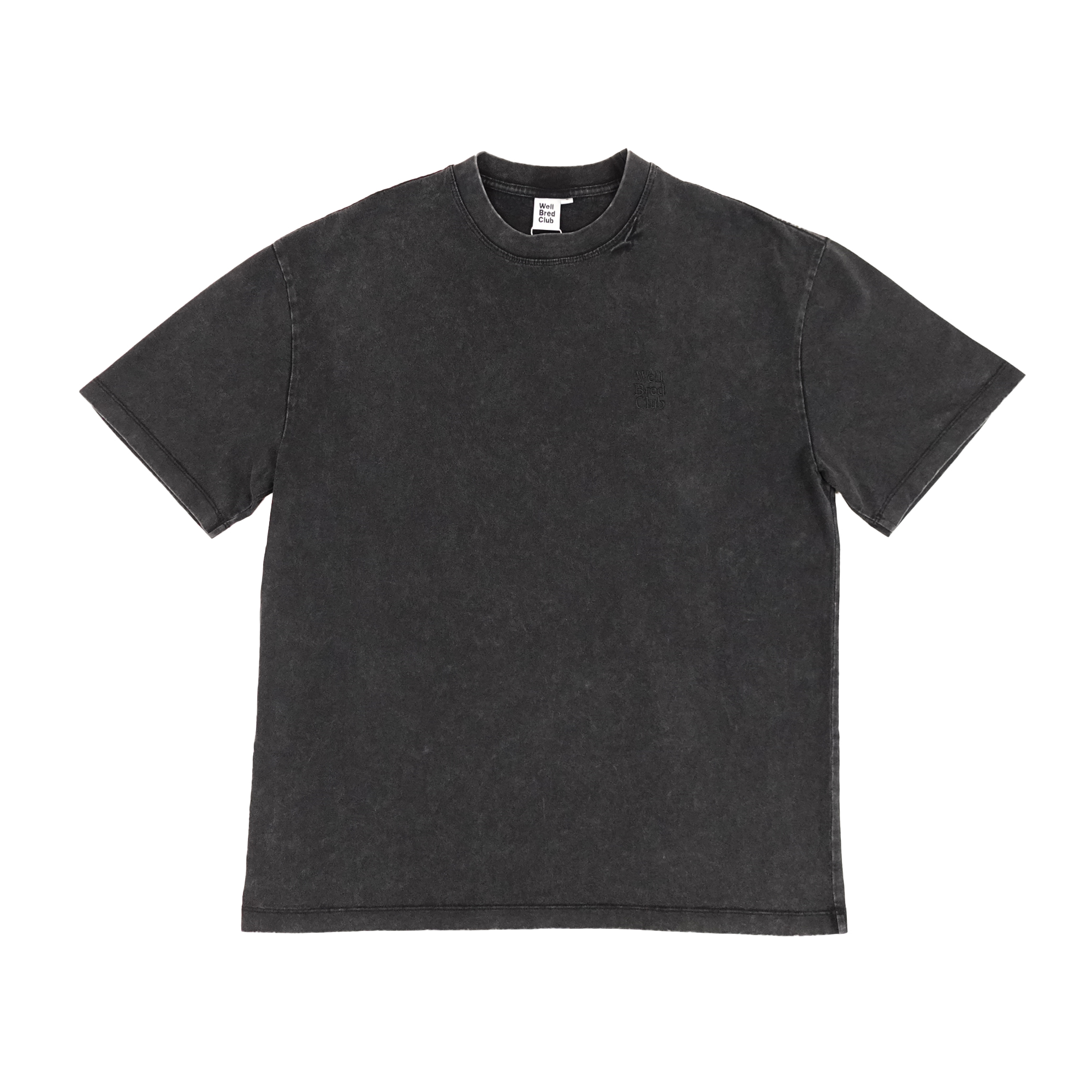 WellBred Club “Why Be Nice” Wash Tee - Black