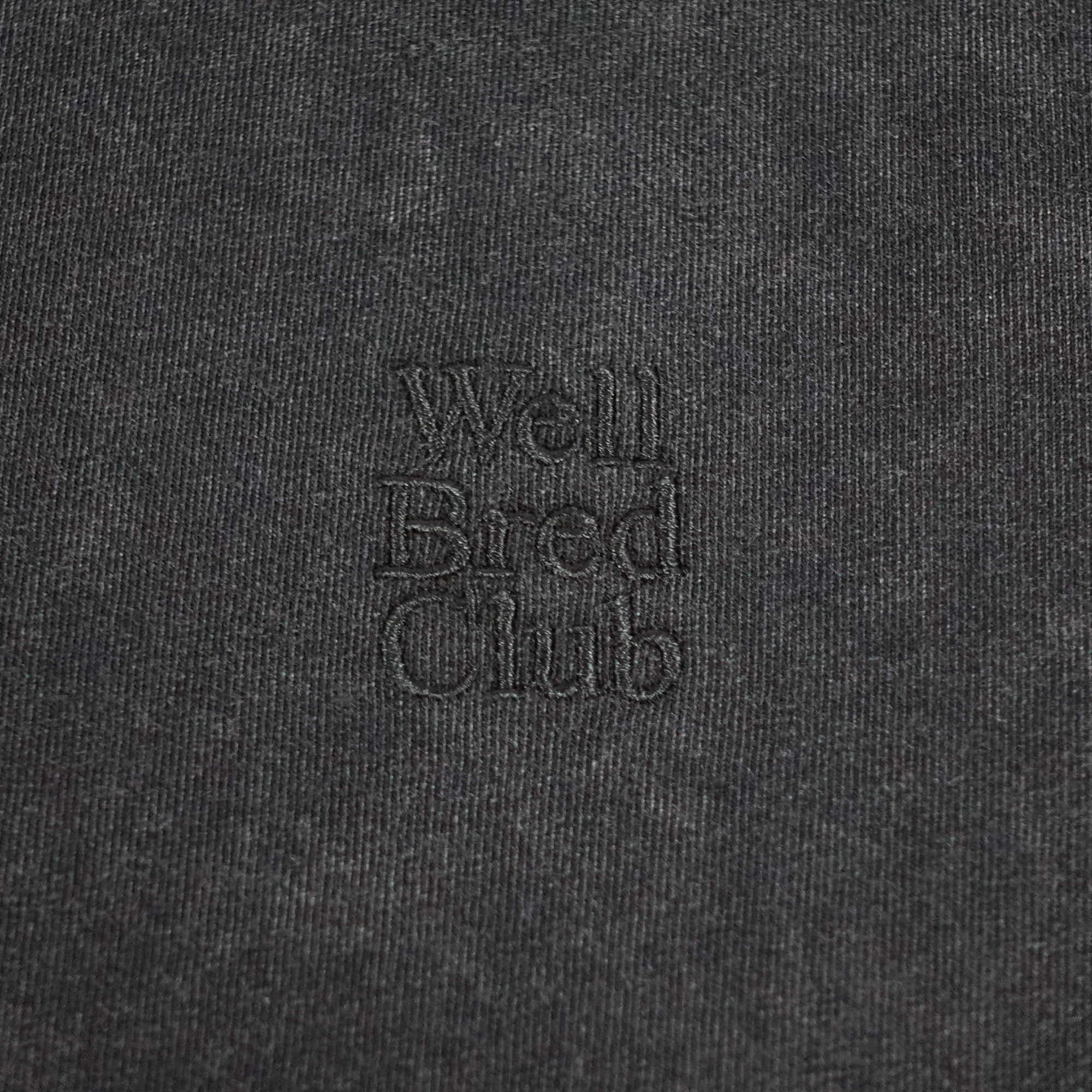 WellBred Club “Why Be Nice” Wash Tee - Black