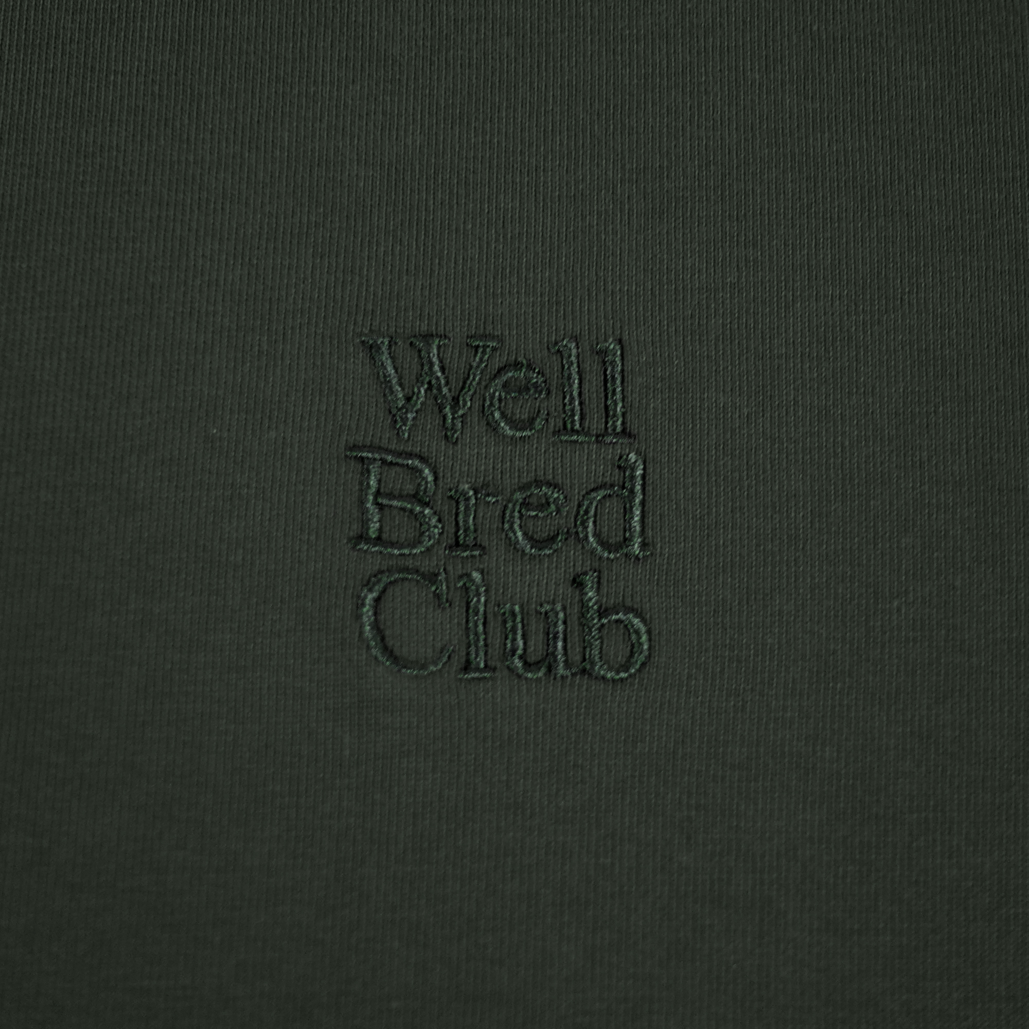 WellBred Club “Culture” Font Tee - Green