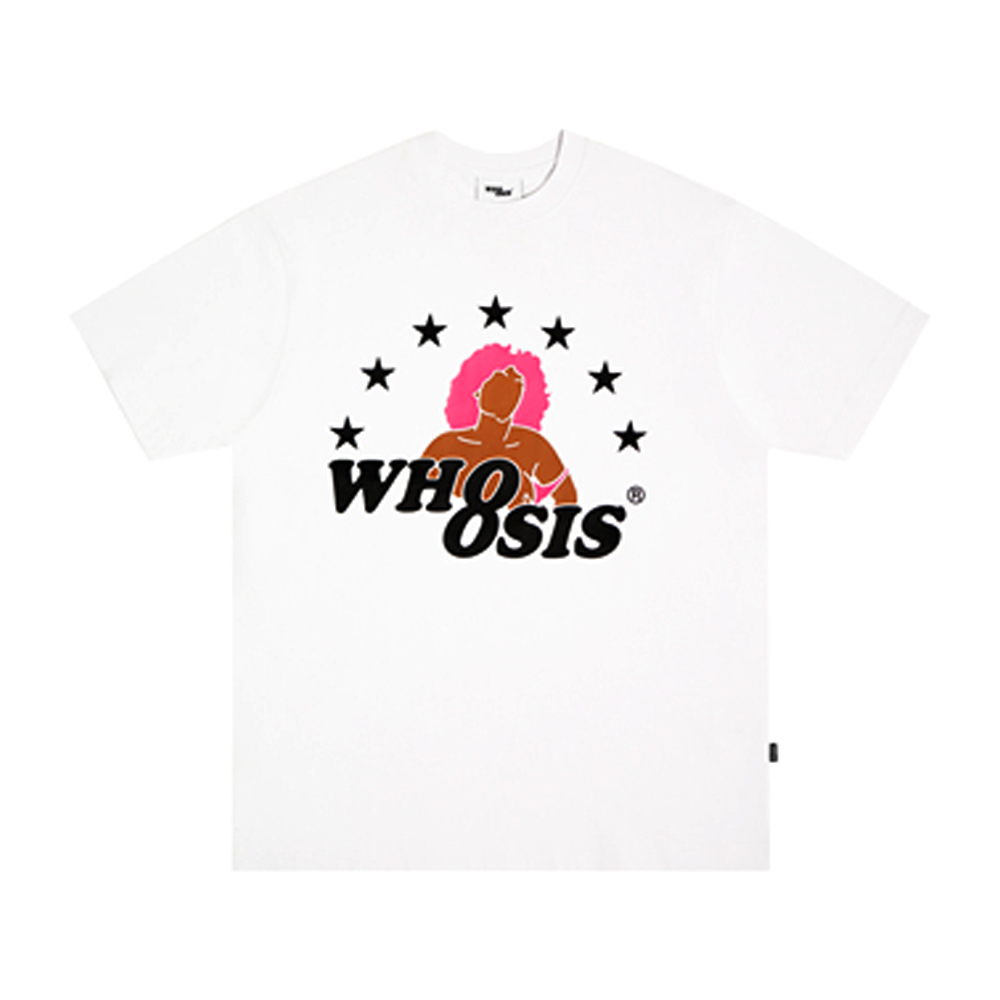 Whoosis Pink Hair Logo Tee