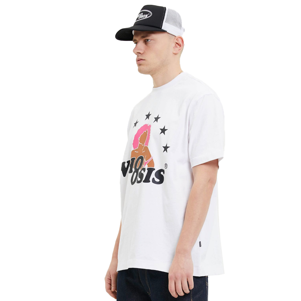 Whoosis Pink Hair Logo Tee