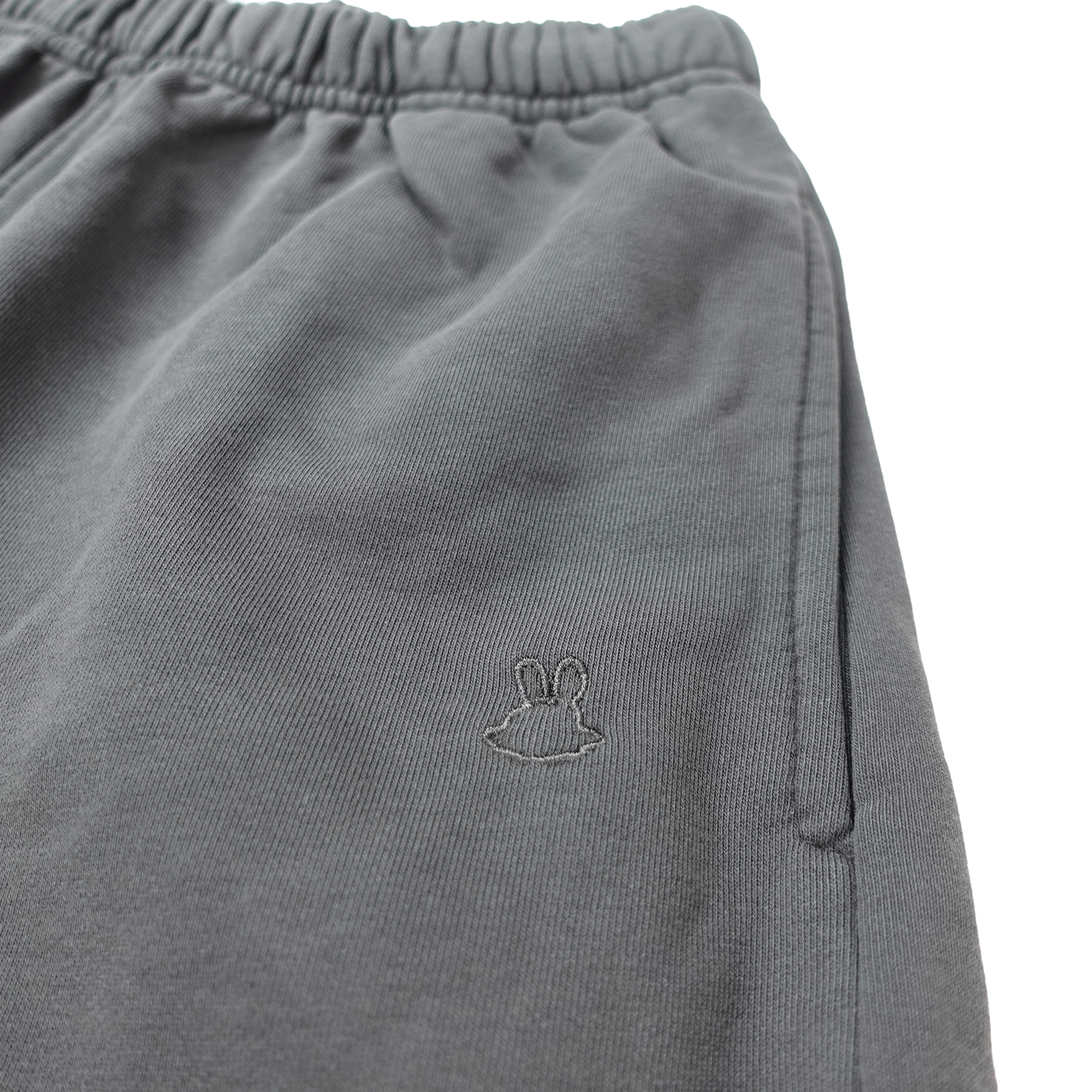 Wb Everyday Rabbit Emb Wsh Wm Shorts - Charcoal