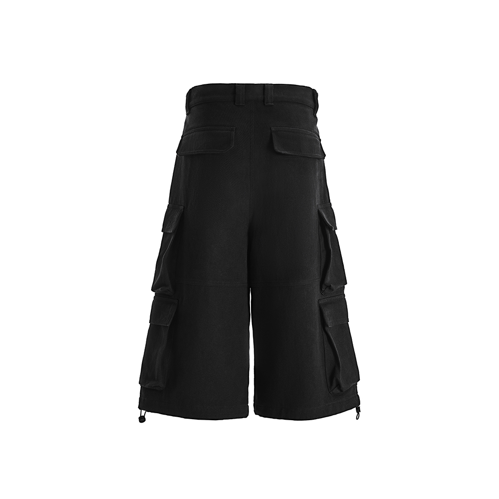 Whoosis Capri Cargo Pants - Black