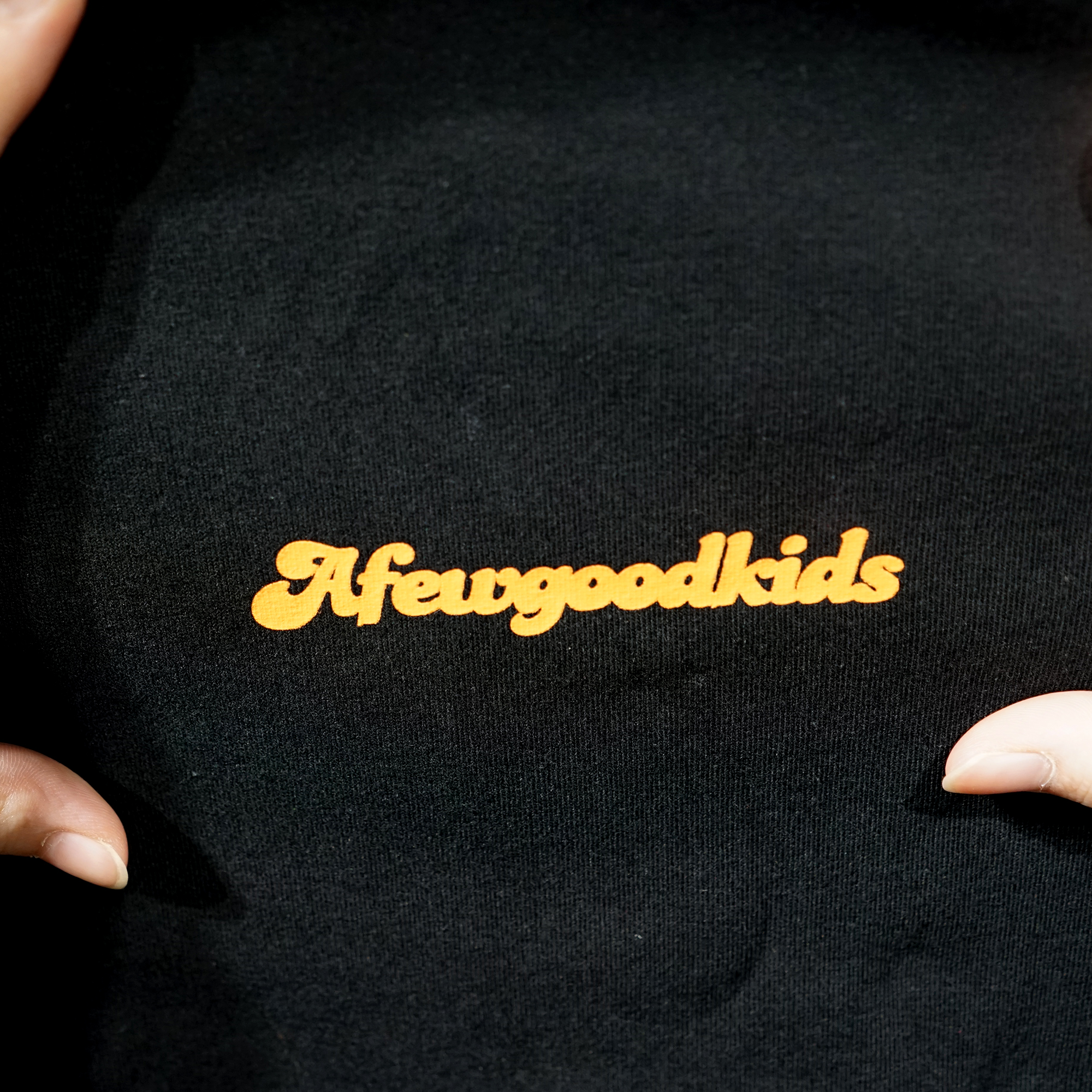 Afgk Basic Center Logo Tee - Black
