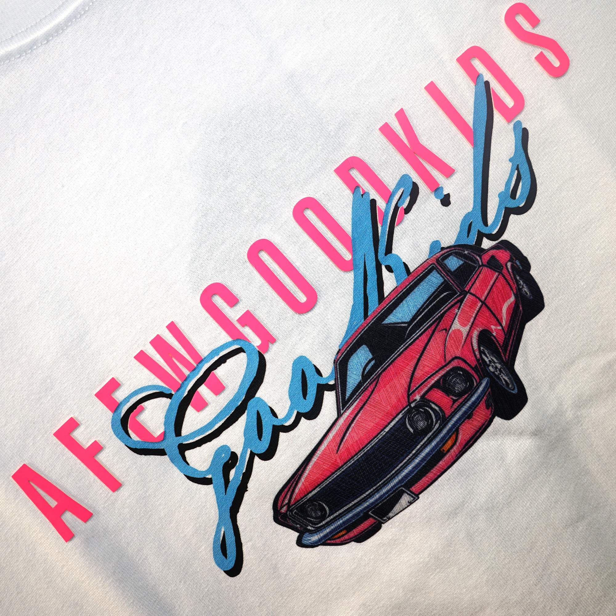 Afgk Car Tee - White