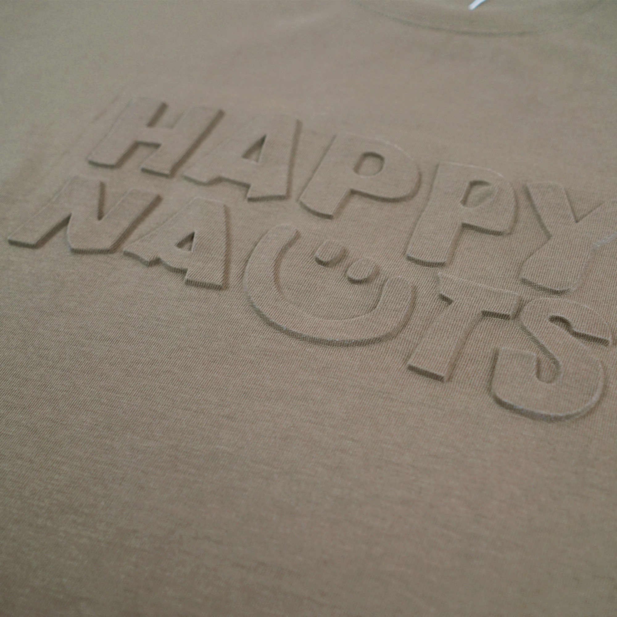 Happynauts Emboss Basic Tee - Brown
