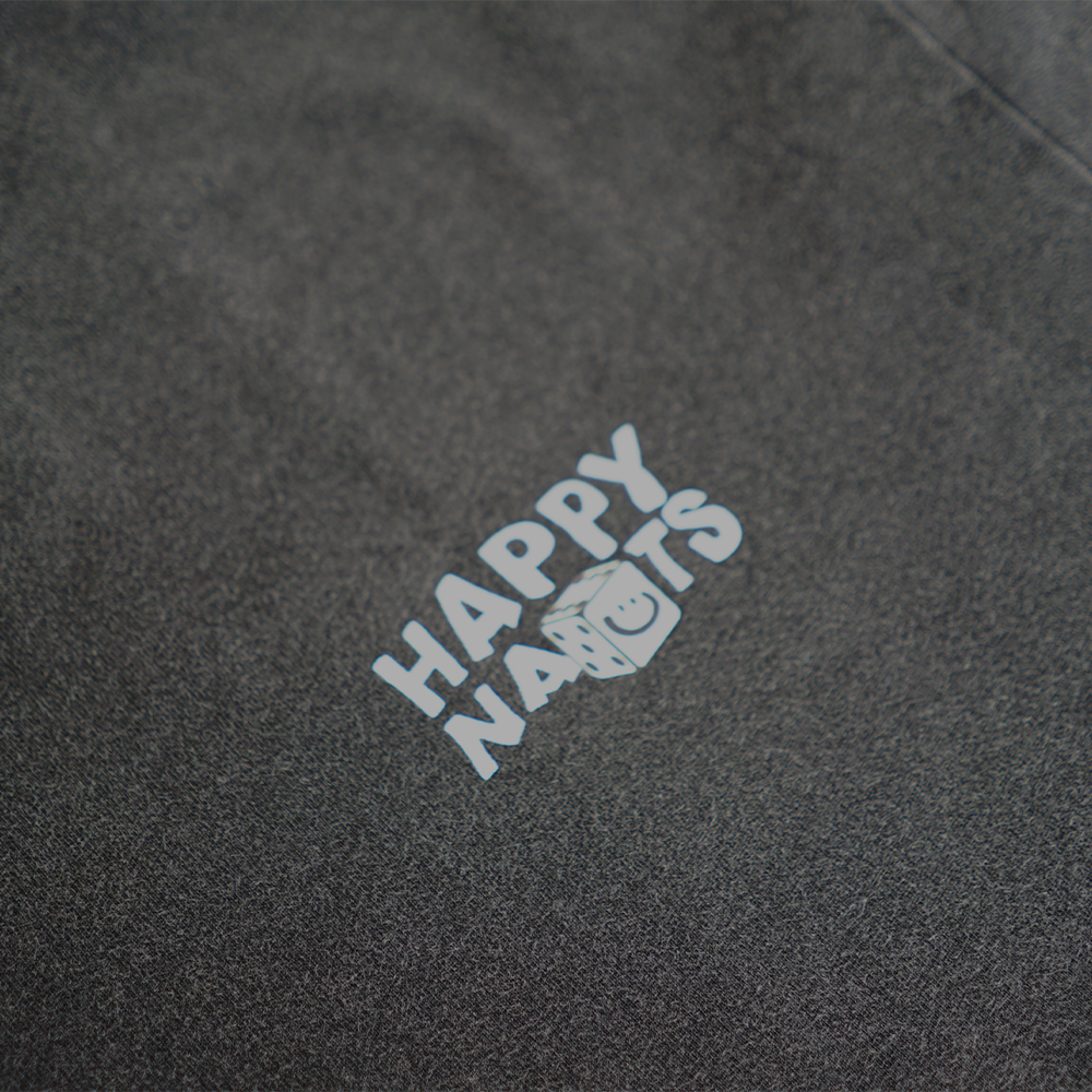 Happynauts Poker 2.0 Washed Tee - Black