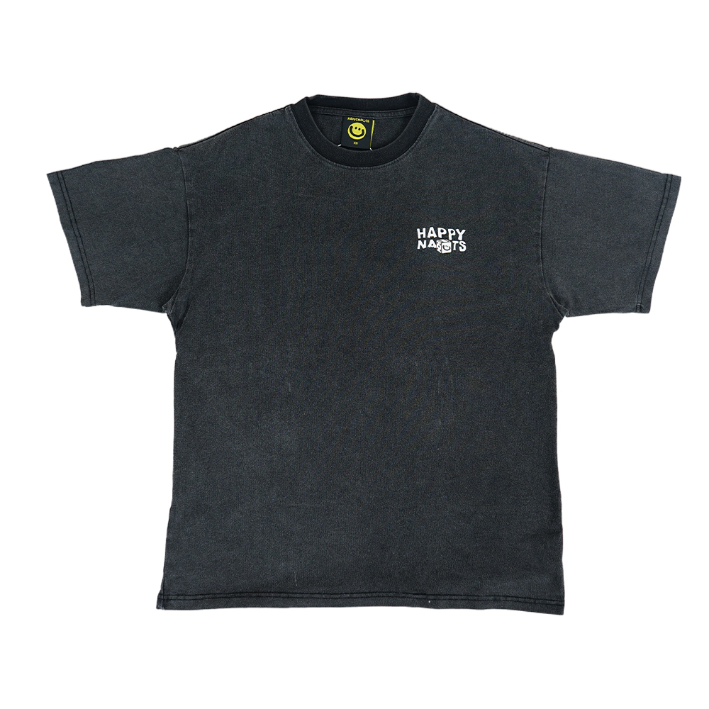 Happynauts Poker 2.0 Washed Tee - Black