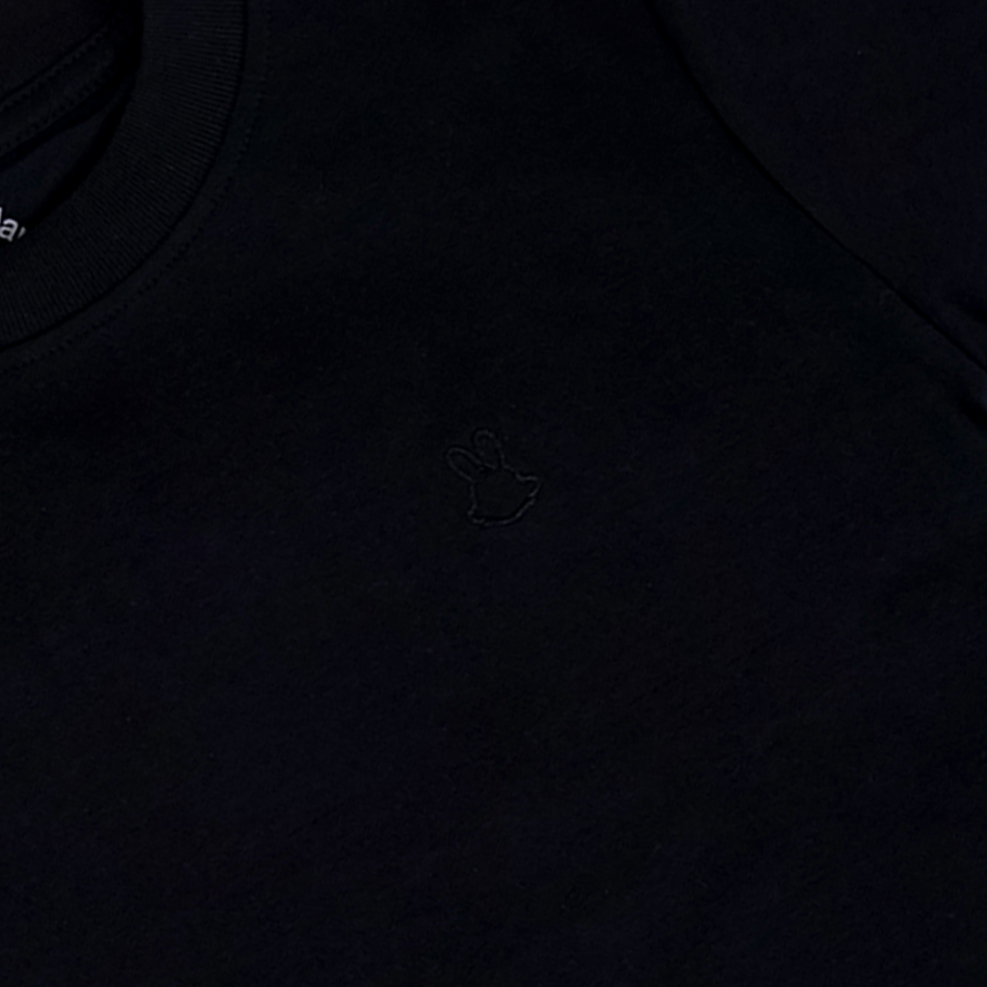 Wb Everyday Kids Rabbit Eco-Cloud Tee - Black