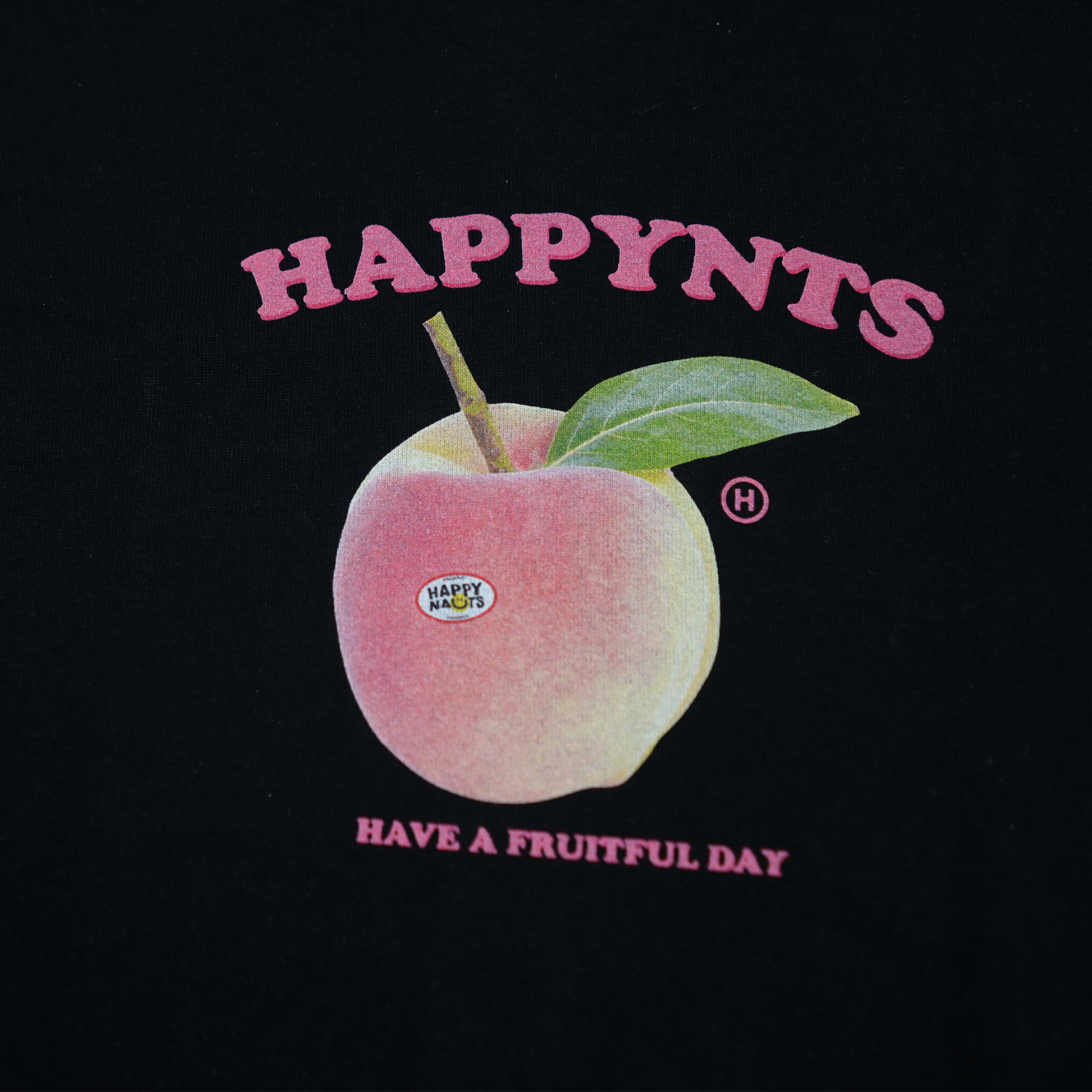 Happynauts Kids Fruit Peach Tee - Black