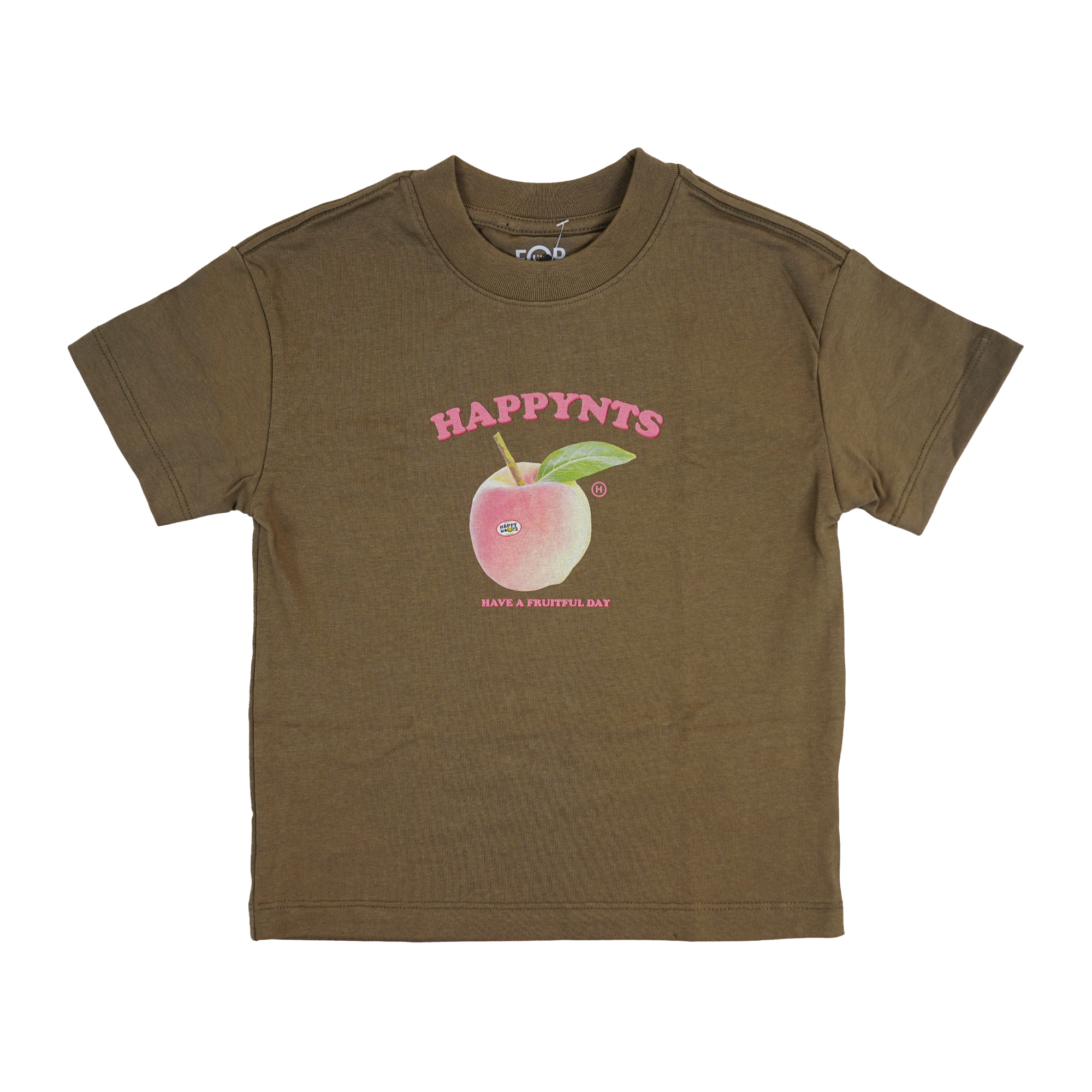 Happynauts Kids Fruit Peach Tee - Brown