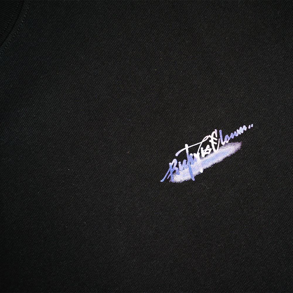 Ric Rainbow Tear Tee - Black