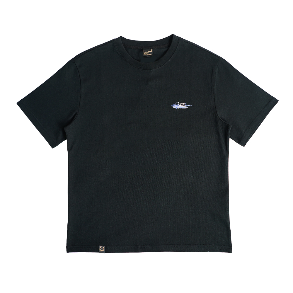 Ric Rainbow Tear Tee - Black