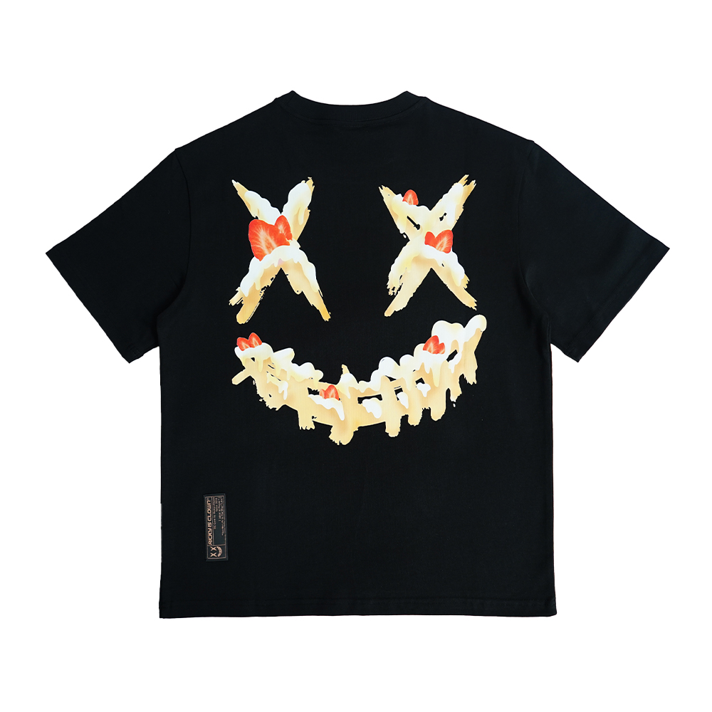 Ric Strawberry Cake Tee - Black