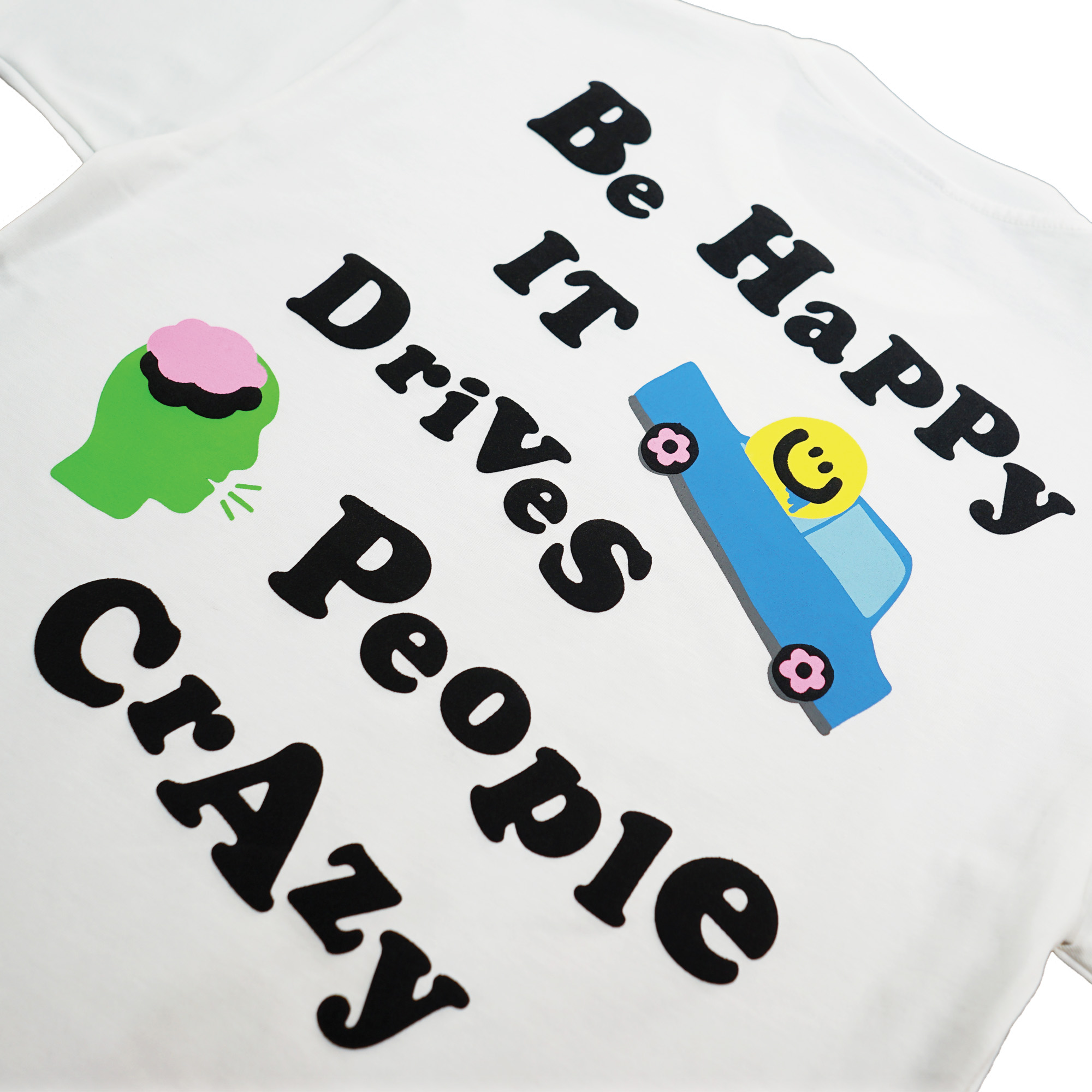 Happynauts Vroom Tee - White