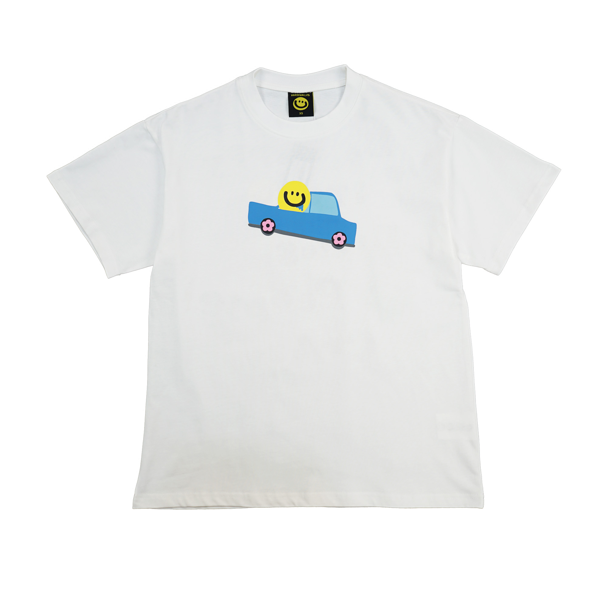 Happynauts Vroom Tee - White
