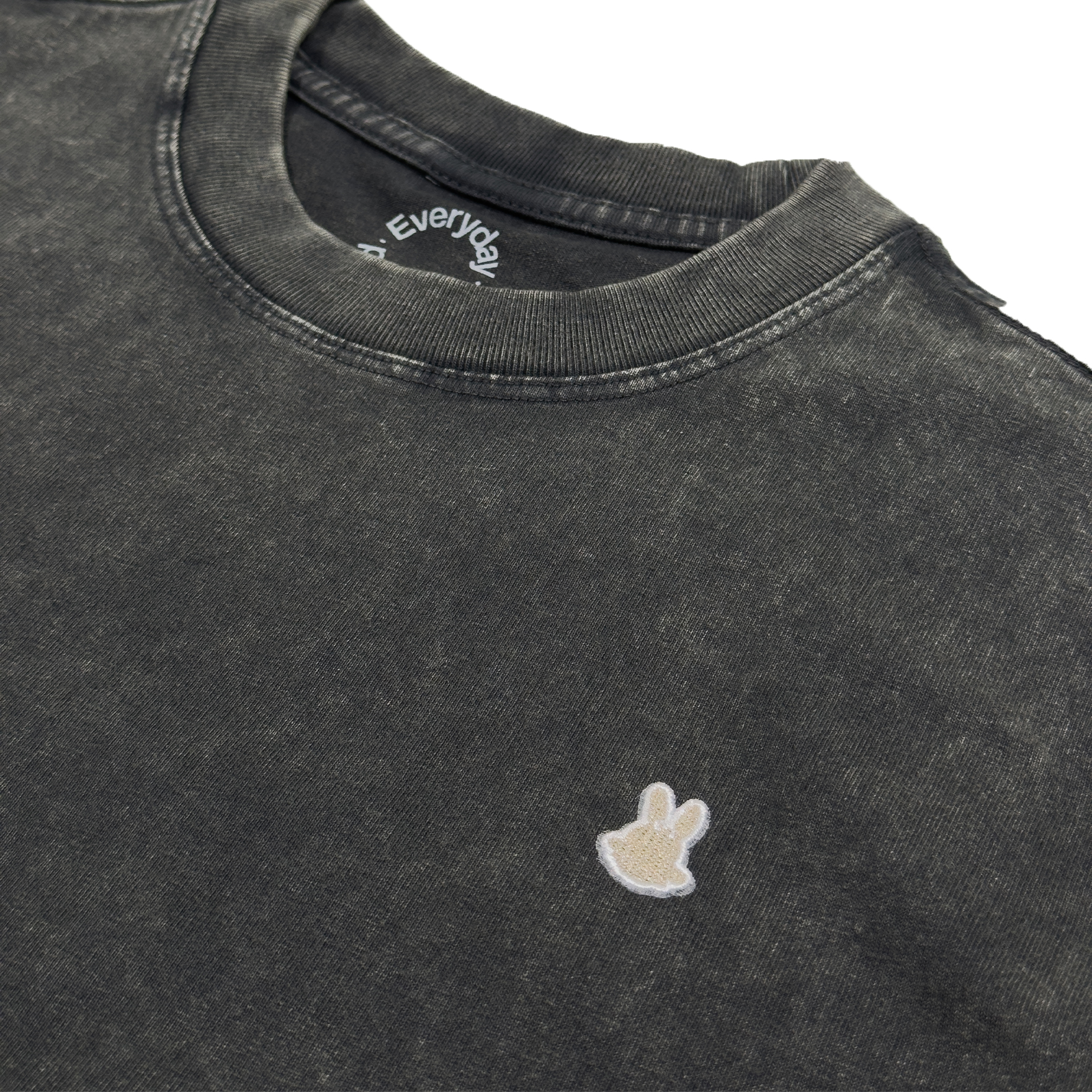 WB Everyday Kids Washed Tee - Charcoal