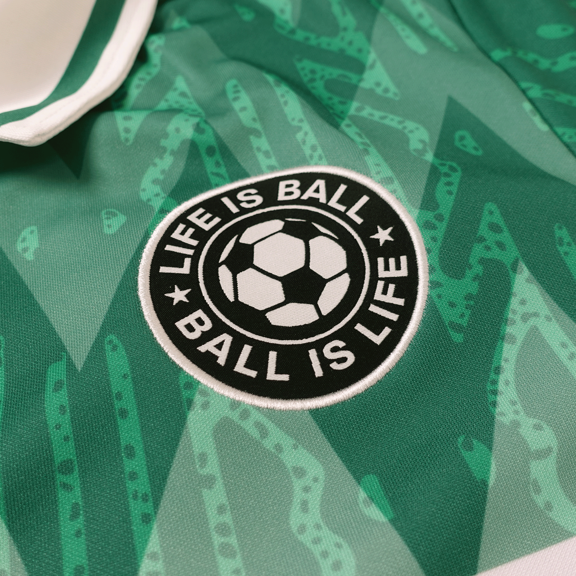Happynauts Wavey Football Jersey - Green