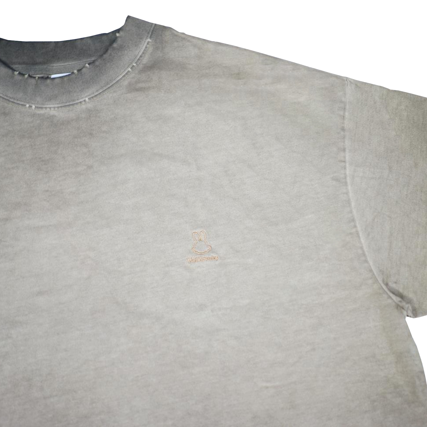 Wb Everyday Distressed Wsh Tee - Chocolate